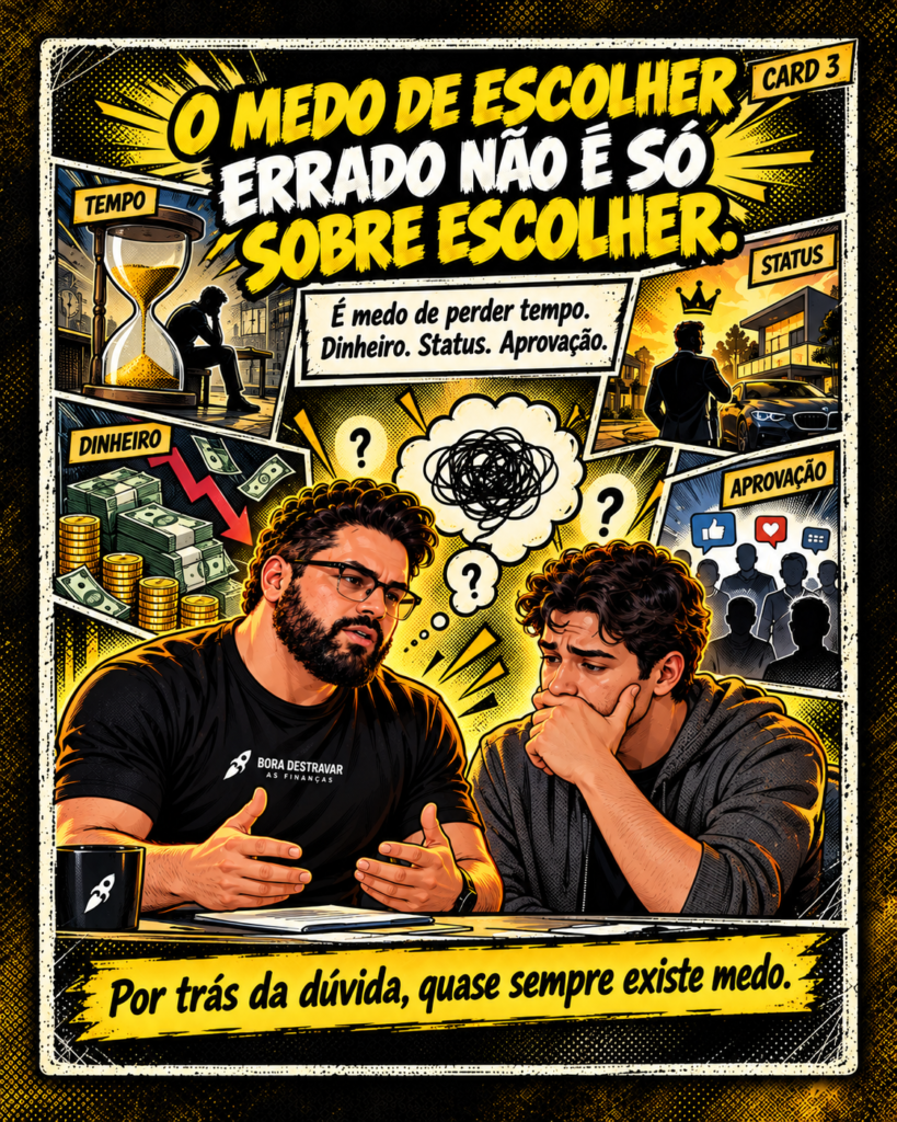 Imagem ilustrativa sobre Você pode escolher tudo e isso está te paralisando