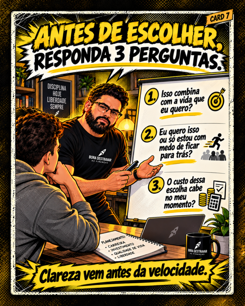 Imagem ilustrativa sobre Você pode escolher tudo e isso está te paralisando