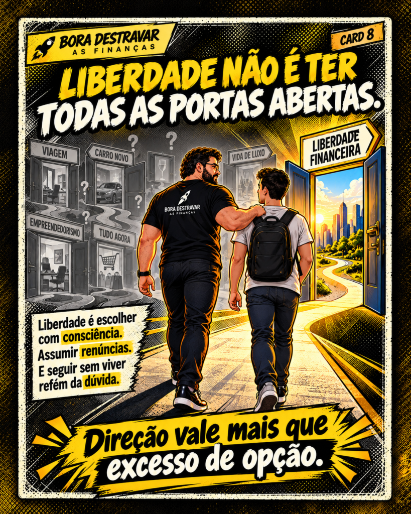 Imagem ilustrativa sobre Você pode escolher tudo e isso está te paralisando