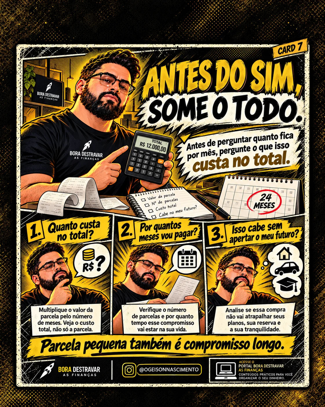 Imagem ilustrativa sobre EP003. A PARCELA QUE ROUBA O SEU FUTURO